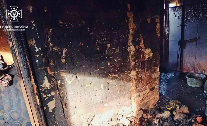 Пожежа у смт Попільня Пожежа у смт Попільня