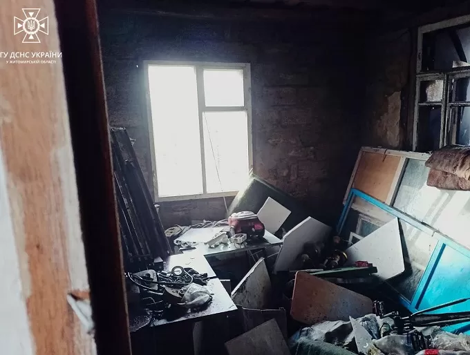 Пожежа у смт Попільня