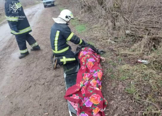 Пожежники у Житомирській області врятували безхатька
