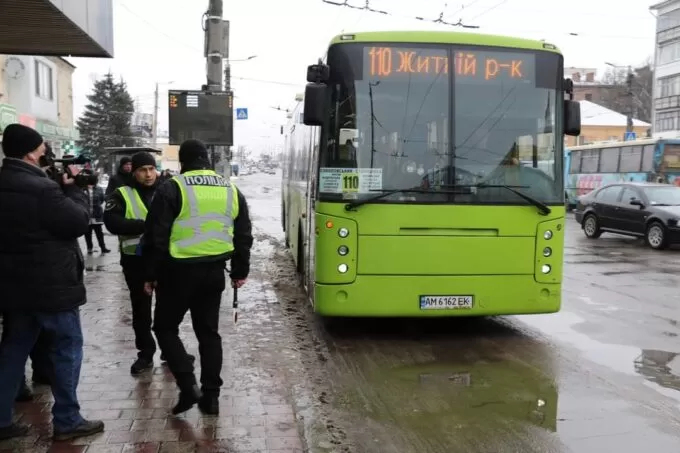 За місяць у Житомирі перевірили понад 300 громадських транспорти
