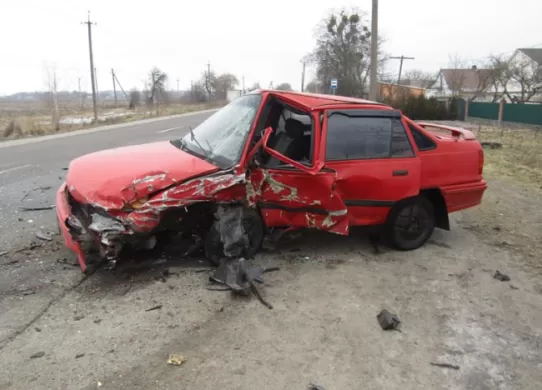 На Житомирщині сталося ДТП за участі двох «Daewoo»