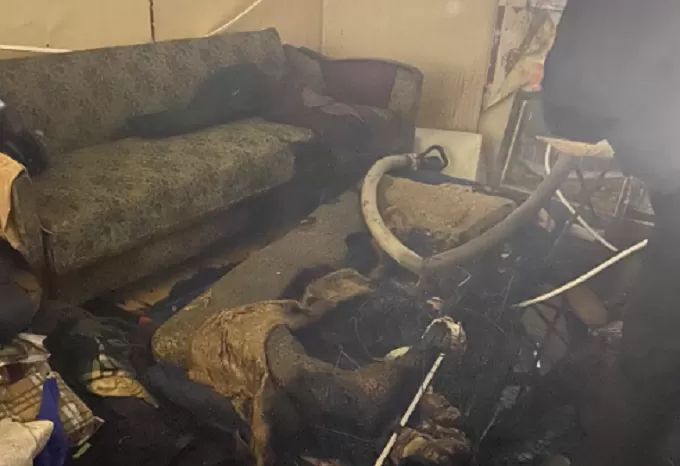 У Житомирському районі через необережне куріння виникла пожежа