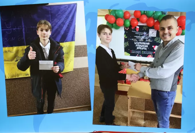 Восьмикласник житомирського ліцею пожертвував кошти з олімпіади для захисників