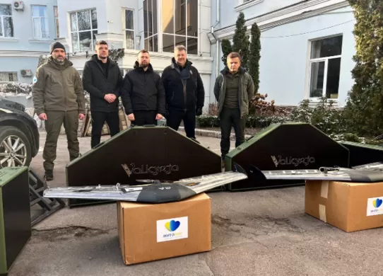 Гуманітарний Хаб "Житомир" передав військовим безпілотники