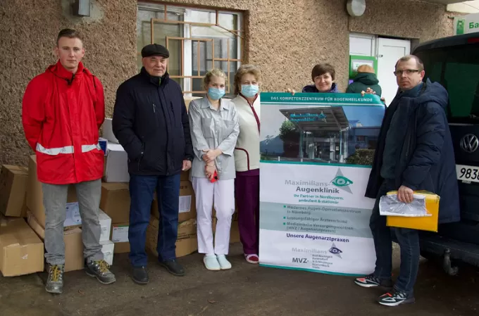 Німецька організація передала житомирській лікарні благодійну допомогу