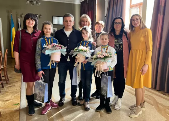 Юні житомирянки вибороли перемогу на змаганнях у Бельгії