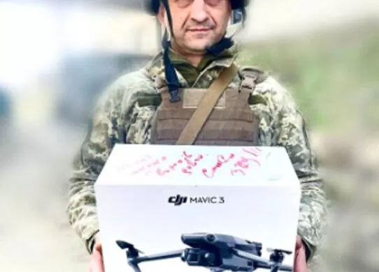 Десантникам 95-ї бригади з Житомира передали безпілотники