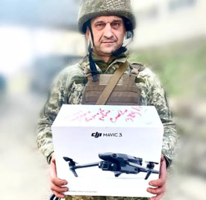 Десантникам 95-ї бригади з Житомира передали безпілотники