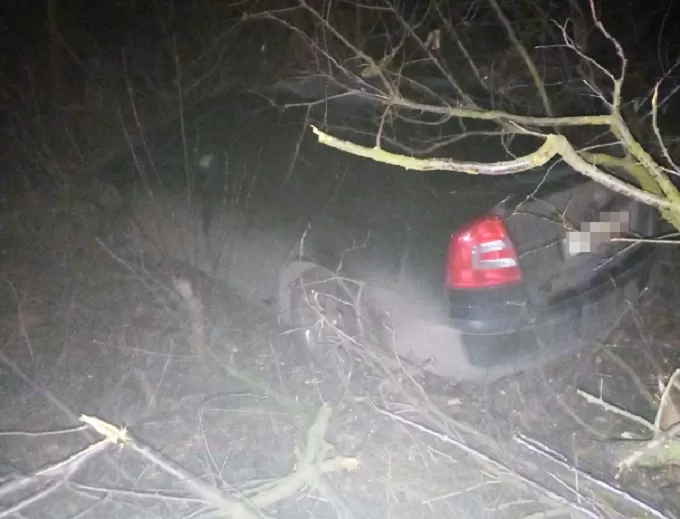 Мешканець Житомирщини потрапив у ДТП та повідомив поліцію про угон свого авто