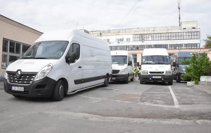 До Житомира прибув масштабний гуманітарний вантаж