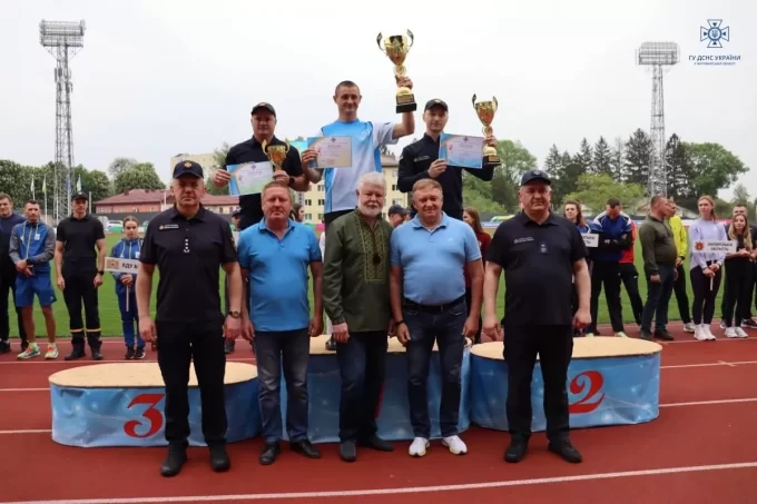 Житомирські рятувальники змагалися у легкій атлетиці