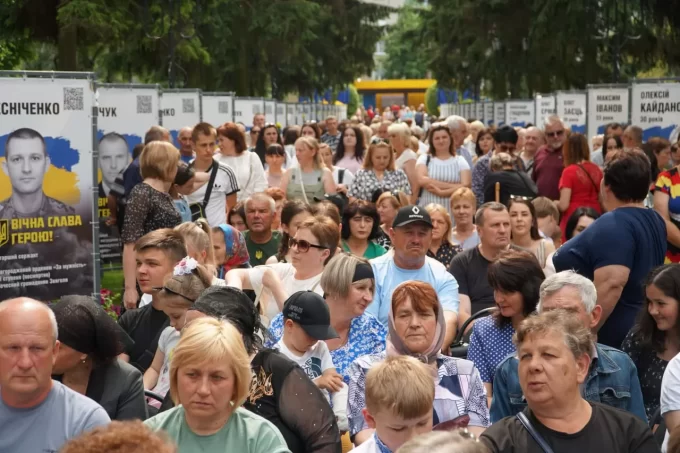 У Звягелі на Житомирщині відкрили Алею Слави