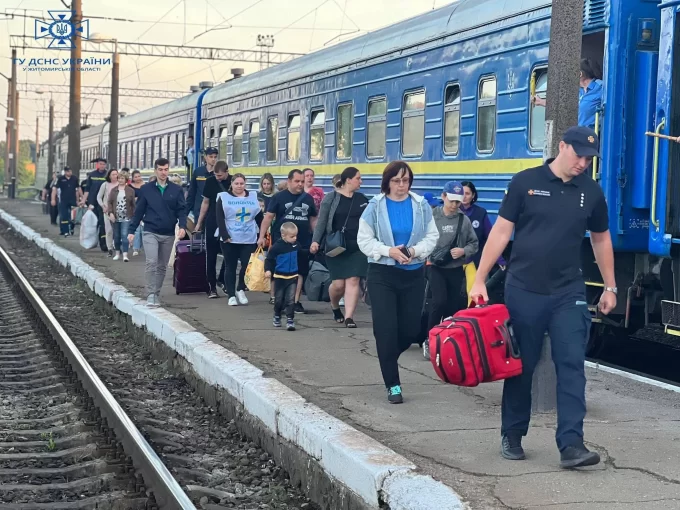 До Житомирщини евакуювалося 16 осіб зі Сходу країни