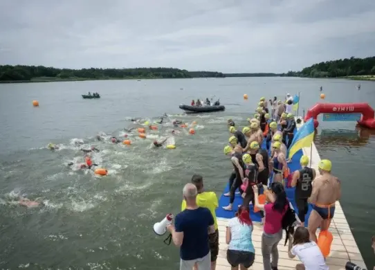 У Житомирі розпочався турнір з плавання на відкритій воді