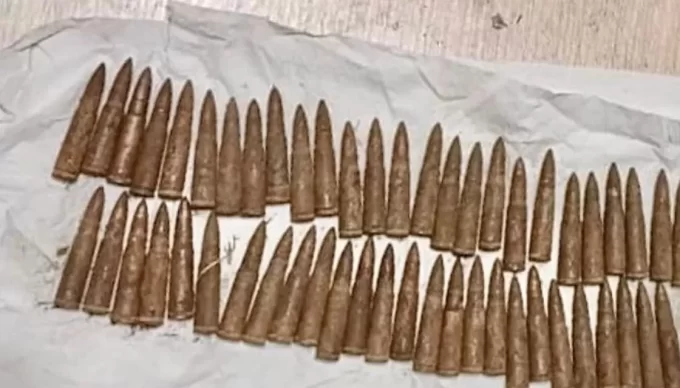Мешканець Житомирської області зберігав вдома понад півсотні боєприпасів Фото: t.me/zt_police