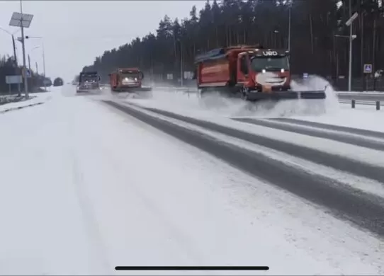 На боротьбу з негодою у Житомирській області вийшли 36 дорожників та 33 одиниці спецтехніки