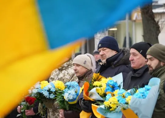 День Соборності в Житомирі - віддали шану полеглим бійцям за незалежність