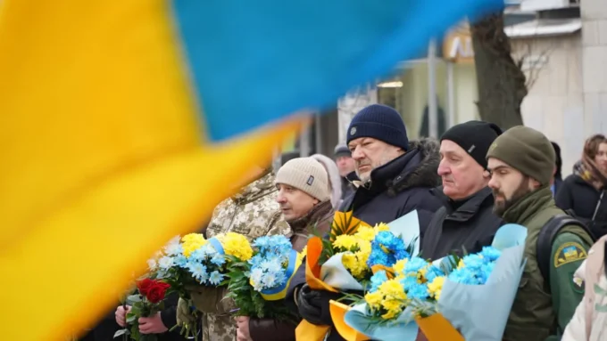 День Соборності в Житомирі - віддали шану полеглим бійцям за незалежність