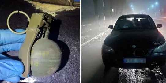 Житомирянин їздив на BMW з гранатою в багажнику
