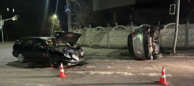 За минулу добу у Житомирі сталися дві ДТП - без постраждалих