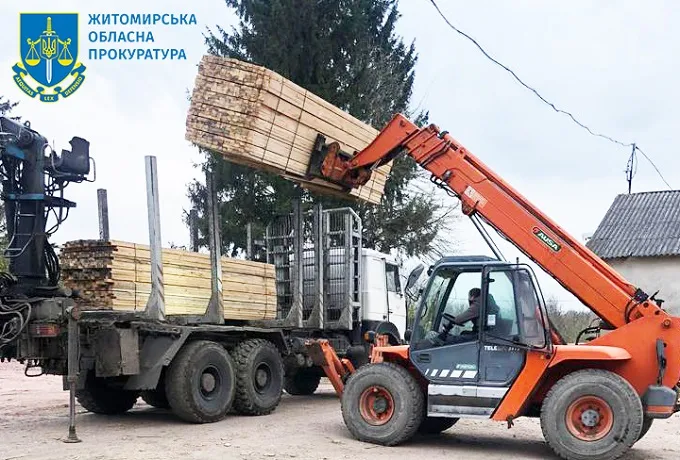Експорт незаконно здобутих лісоматеріалів на майже 43 млн грн