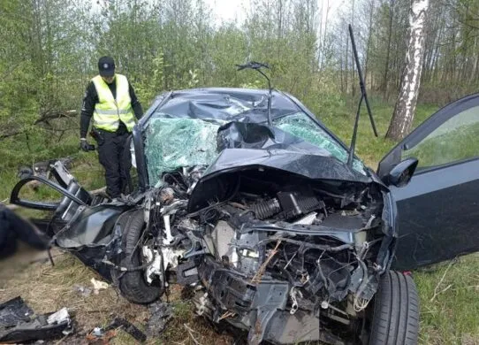 На Житомирщині мешканець Києва врізався у дерево - загинув пасажир авто