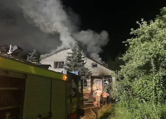 У Житомирському районі горів двоповерховий будинок - ДСНС