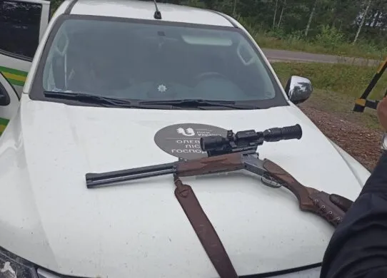 На Житомирщині виявили браконьєра зі зброєю з оптичним прицілом та напідпитку