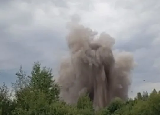 На Житомирщині виявили бойову частину безпілотника, що не здетонувала