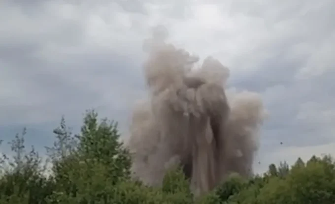 На Житомирщині виявили бойову частину безпілотника, що не здетонувала