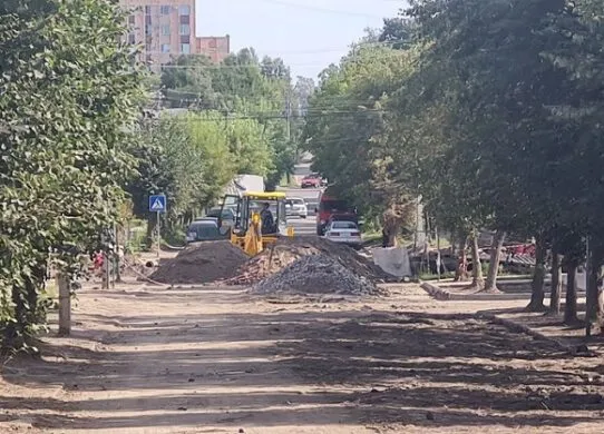 Ремонт дорожнього покриття по вулиці Шевченка, Бердичів