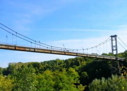 У Житомирі пʼяний чоловік хотів зістрибнути з пішохідного мосту