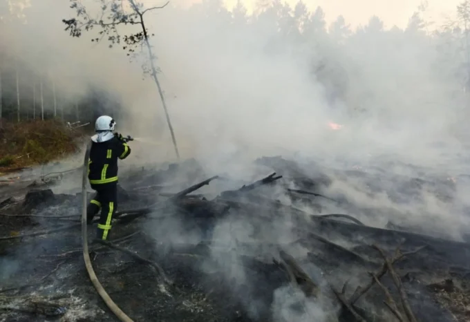 На Житомирщині 79-річна жінка намагалася загасити пожежу та отримала опіки рук