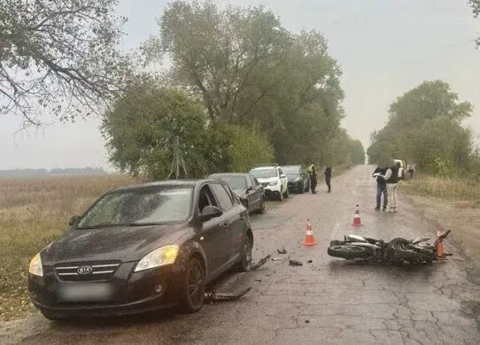 В аварії на Житомирщині постраждав 15-річний підліток