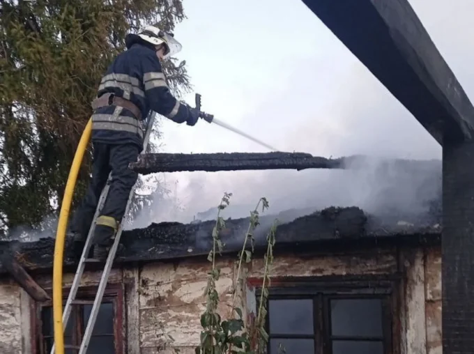 На Житомирщині горіла зерносушарня