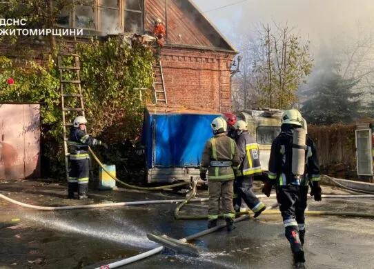 У Житомирі загорілося кафе