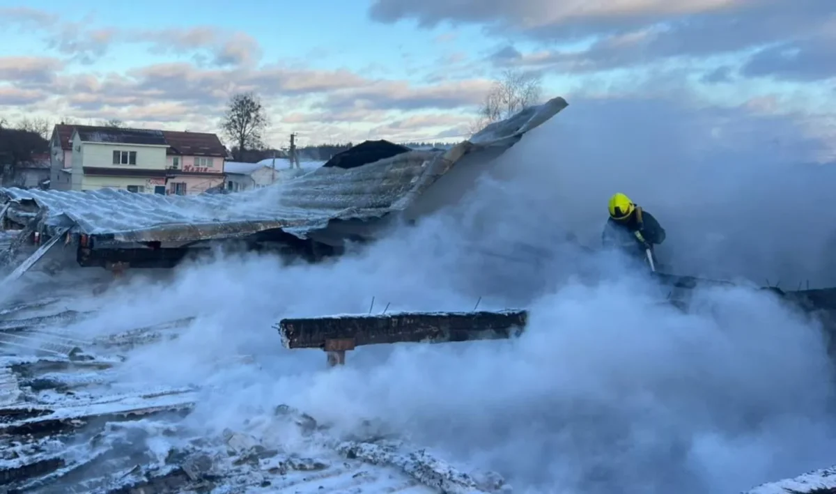 На Житомирщині сталася пожежа на приватному підприємстві