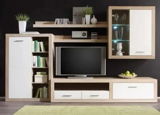 Кращі ідеї для зберігання у вітальні: стінки, шафи та полиці