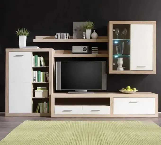 Кращі ідеї для зберігання у вітальні: стінки, шафи та полиці