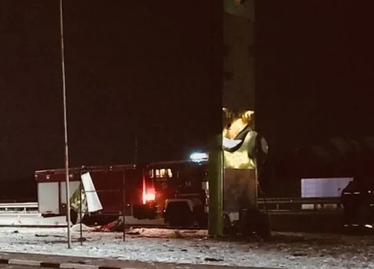 Обстріл Житомирщини: уламки впали на АЗС і постраждала людина