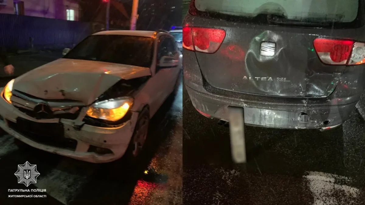 Пригоди водія-втікача у Житомирі, який отримав 5 адмінматеріалів
