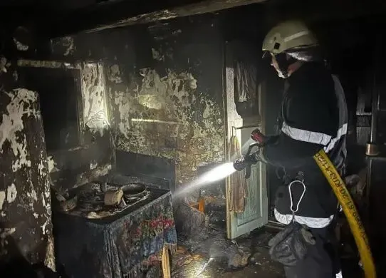 Під час гасіння пожежі на Житомирщині виявили тіло чоловіка