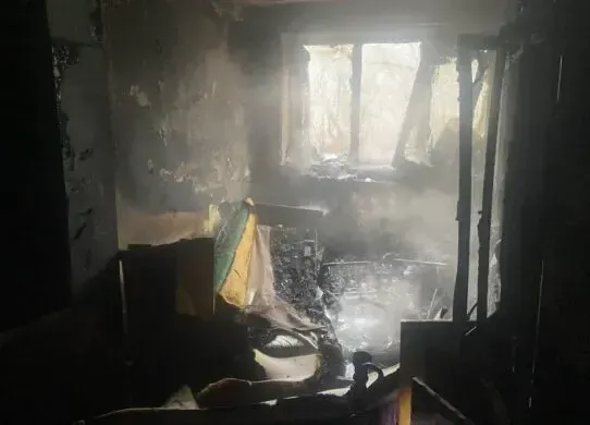 Через жаринку з каміна на Житомирщині ледь не згорів будинок