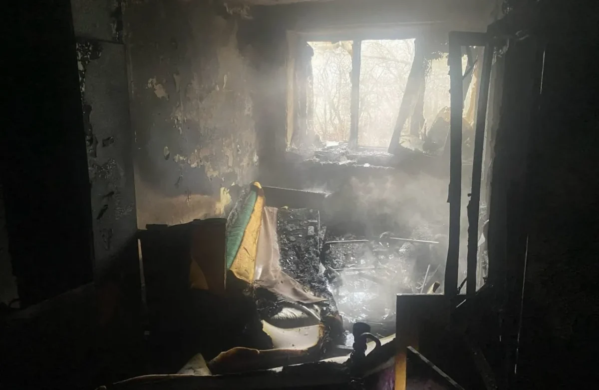 Через жаринку з каміна на Житомирщині ледь не згорів будинок