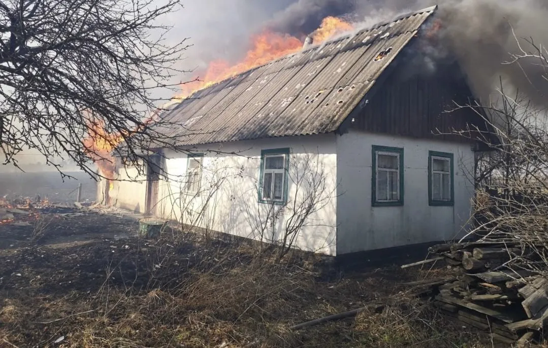 На Житомирщині палили суху траву, а спалили житлові будинки