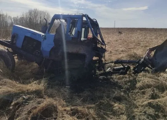 На Житомирщині підірвався трактор