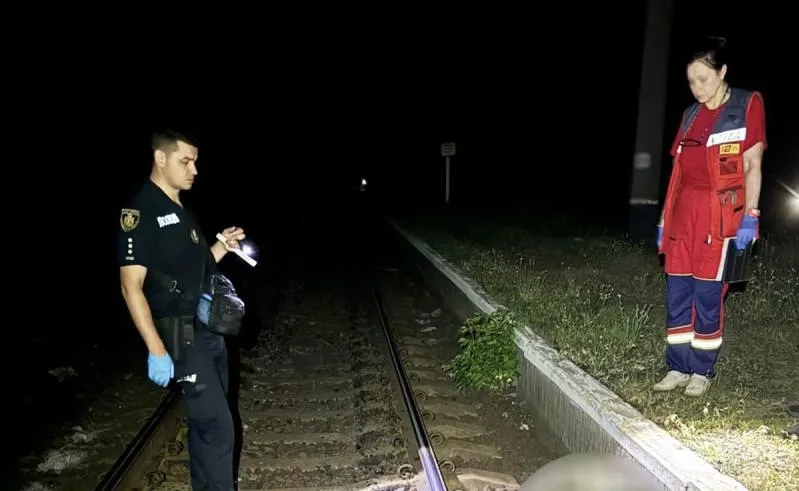 Місце трагедії на залізничному перегоні під Бердичевом, де загинув пенсіонер