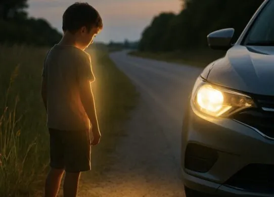 У Житомирській області водій знайшов загубленого хлопчика на трасі