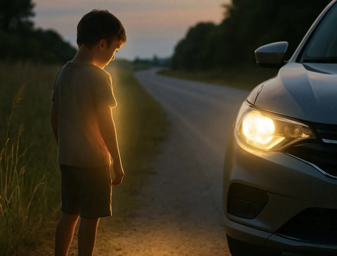 У Житомирській області водій знайшов загубленого хлопчика на трасі