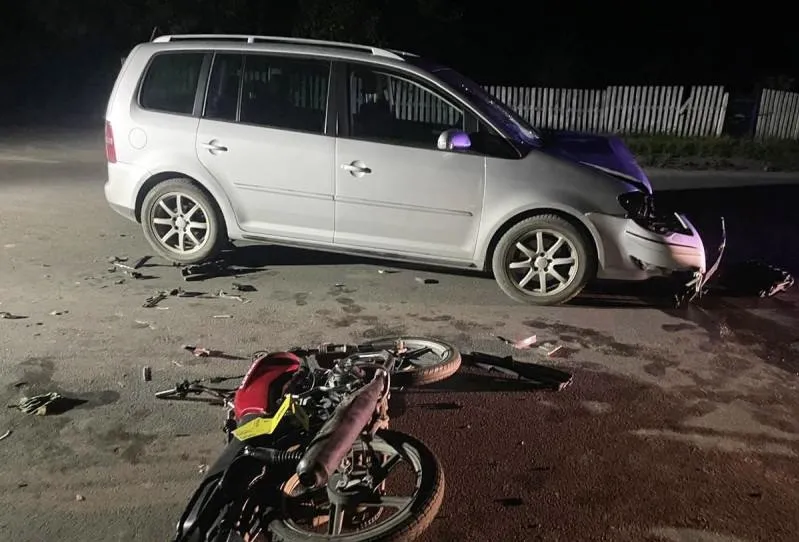 На Житомирщині в аварії постраждав мотоцикліст